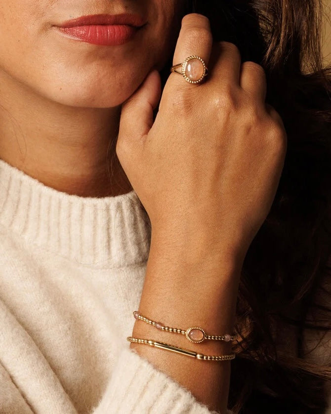 Aardbeienkwarts ring vintage