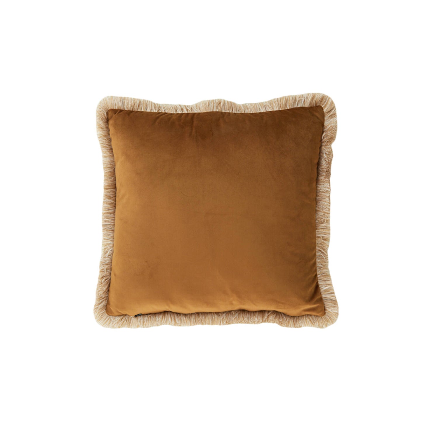 Kussen Liena Velvet vierkant burgundy of bronze