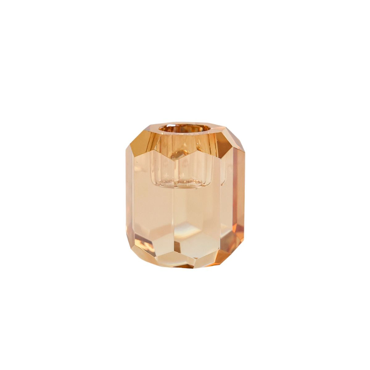 Candle Holder Glass Champagne