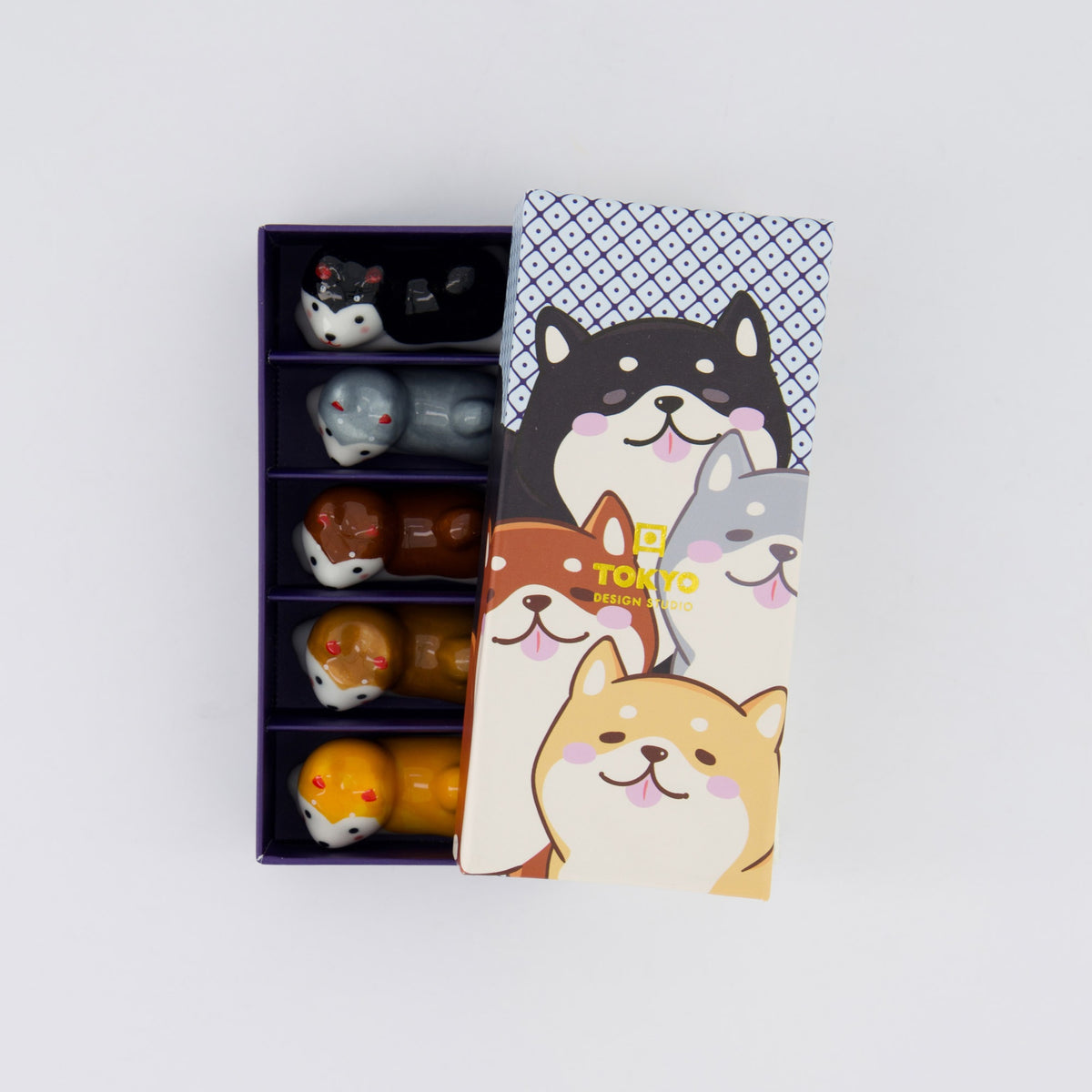 Chopstickhouder giftset Shiba 5pc