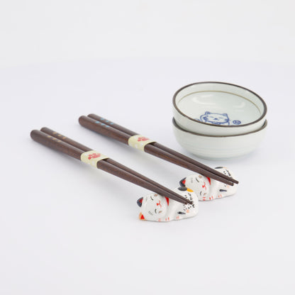 Tokyo Design Studio  Chopsticks giftset incl. Chopstickhouders en schaaltjes