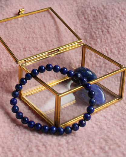 Lapis Lazuli kralenarmband 6 mm
