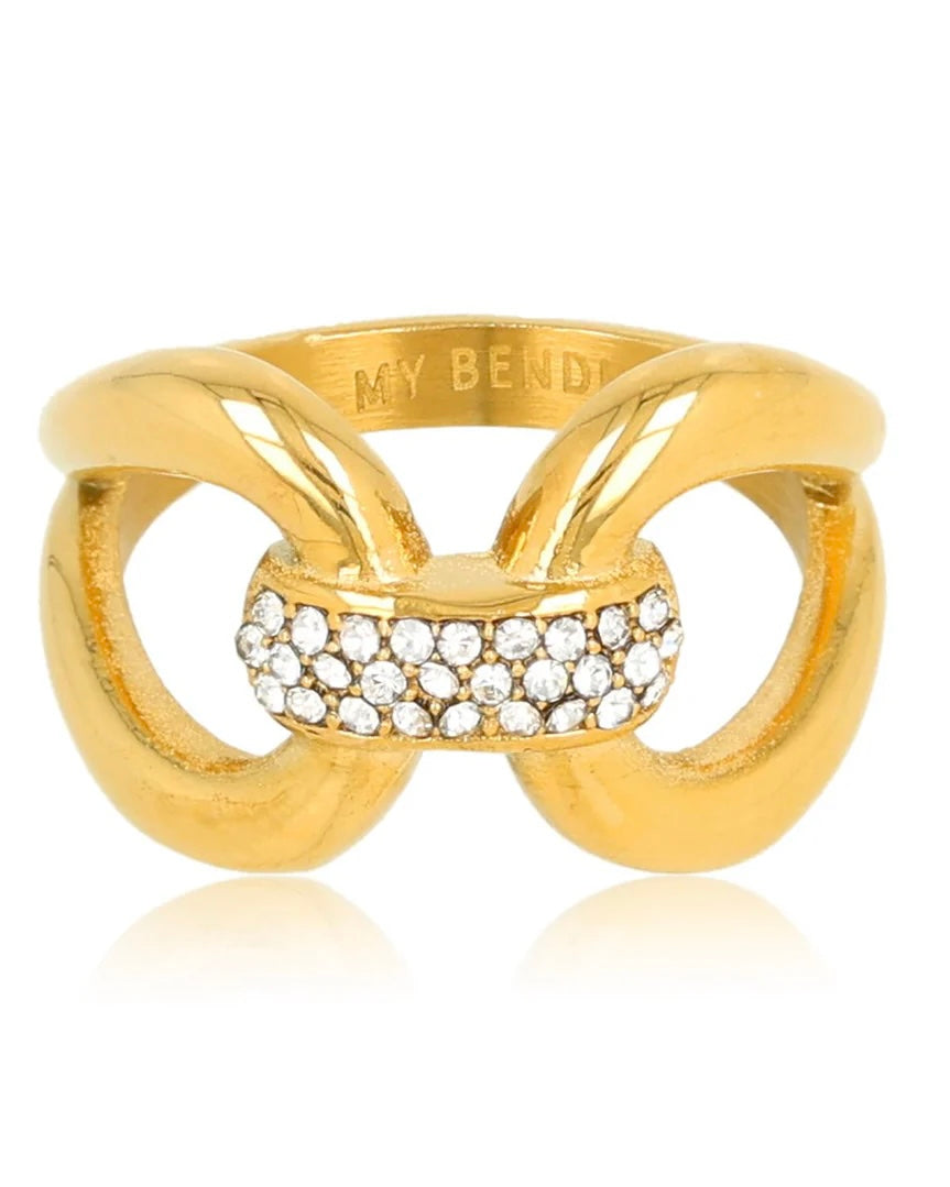 Zirkonia ring groot