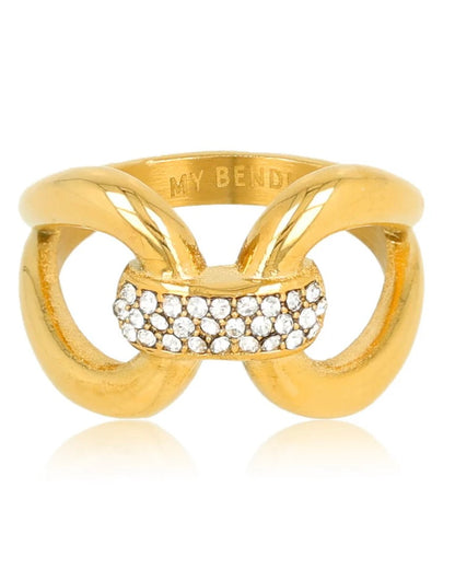 Zirkonia ring groot
