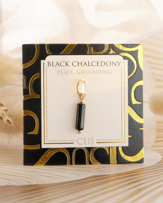 Gaia Bedel Black Chalcedony