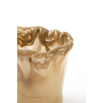Waxinelichthouder Myron large Light Brown