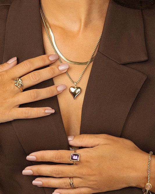 Ketting met hart hanger