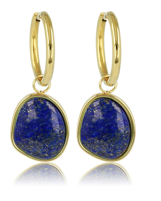 Lapis Lazuli oorringen