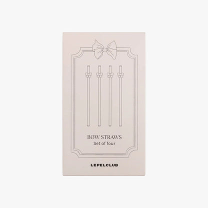 Bow straws (set van vier)