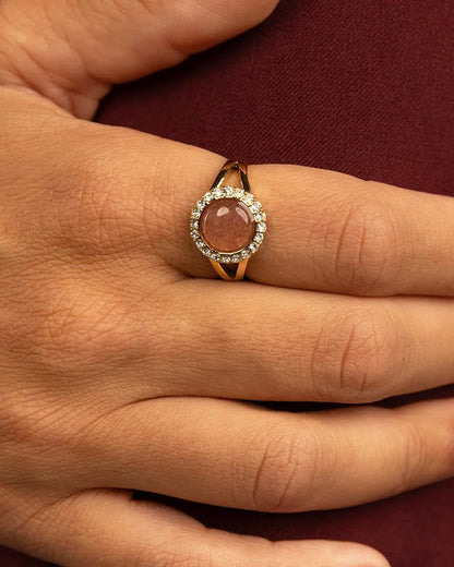 Aardbeienkwarts ring glamour