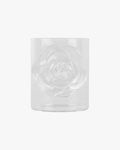Rose tumbler clear