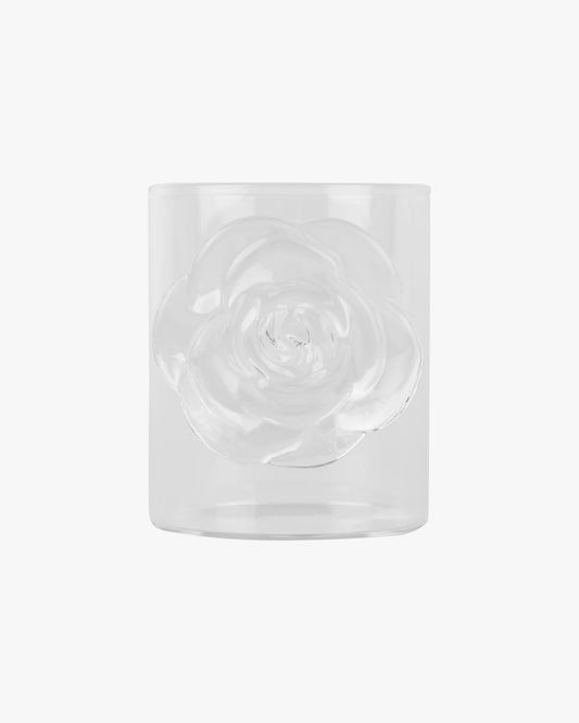 Rose tumbler clear
