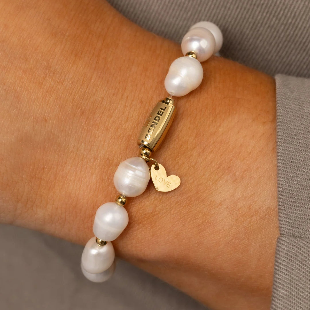 Bold Armband met Zoetwaterparel
