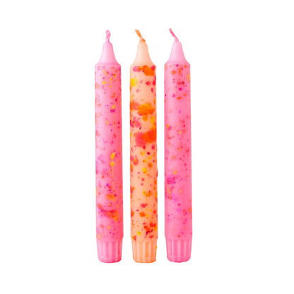 Dinerkaars Confetti set van 3