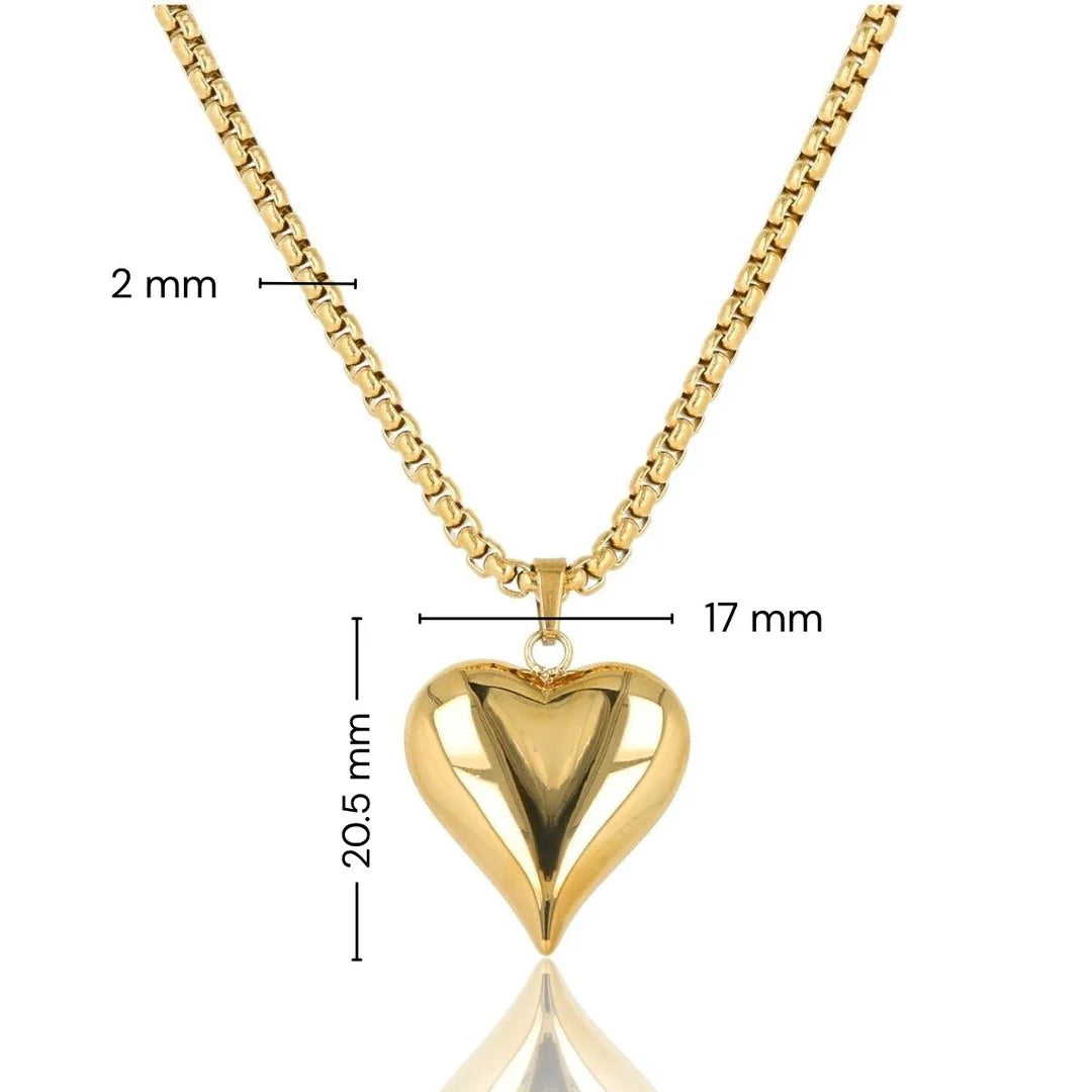 Ketting met hart hanger