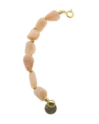 Tussenstuk armband Zonnesteen 6 mm rond of irregular