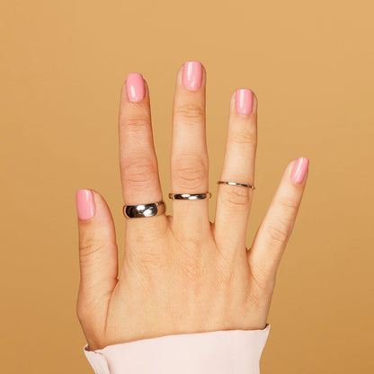 Zilveren gladde ring 2,5 mm