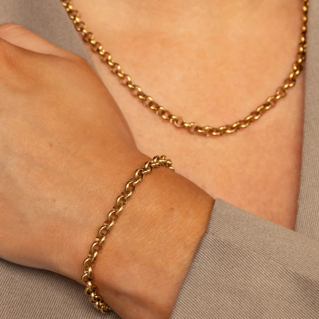 Schakelarmband ronde schakels