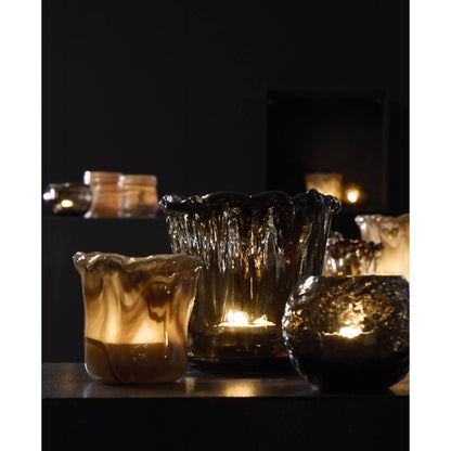 Waxinelichthouder Myron medium Light Brown