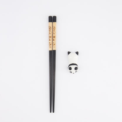 Tokyo Design Studio giftset Chopstick en houder Panda