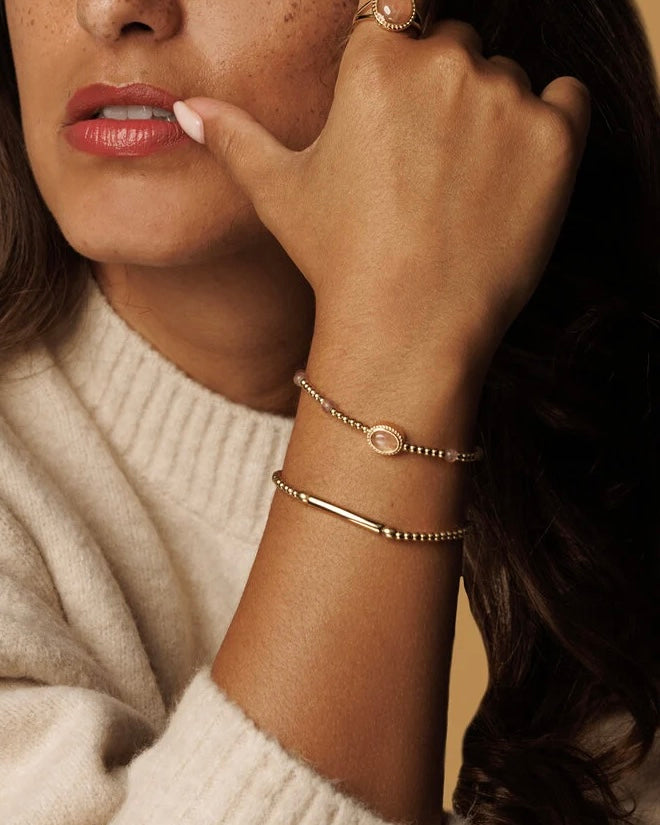 Aardbeienkwarts armband vintage