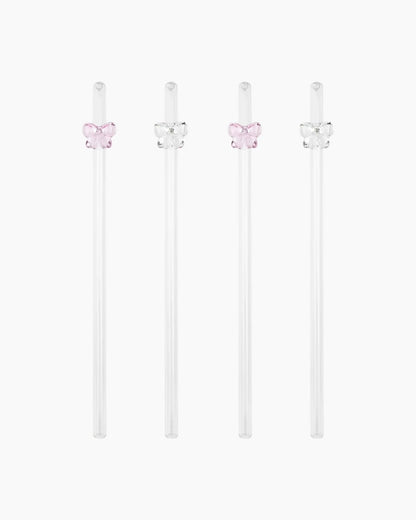 Bow straws (set van vier)