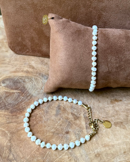 Armband Ziva zoetwaterparel