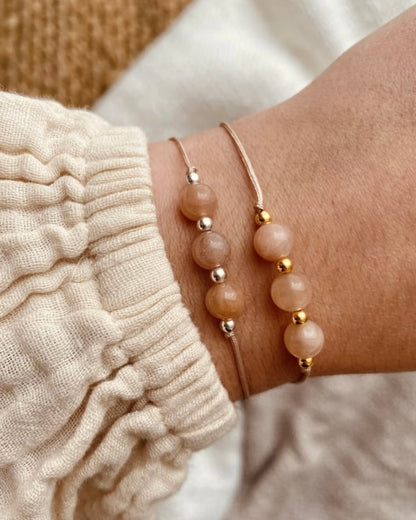 Affirmatie armbandje - Zonnesteen