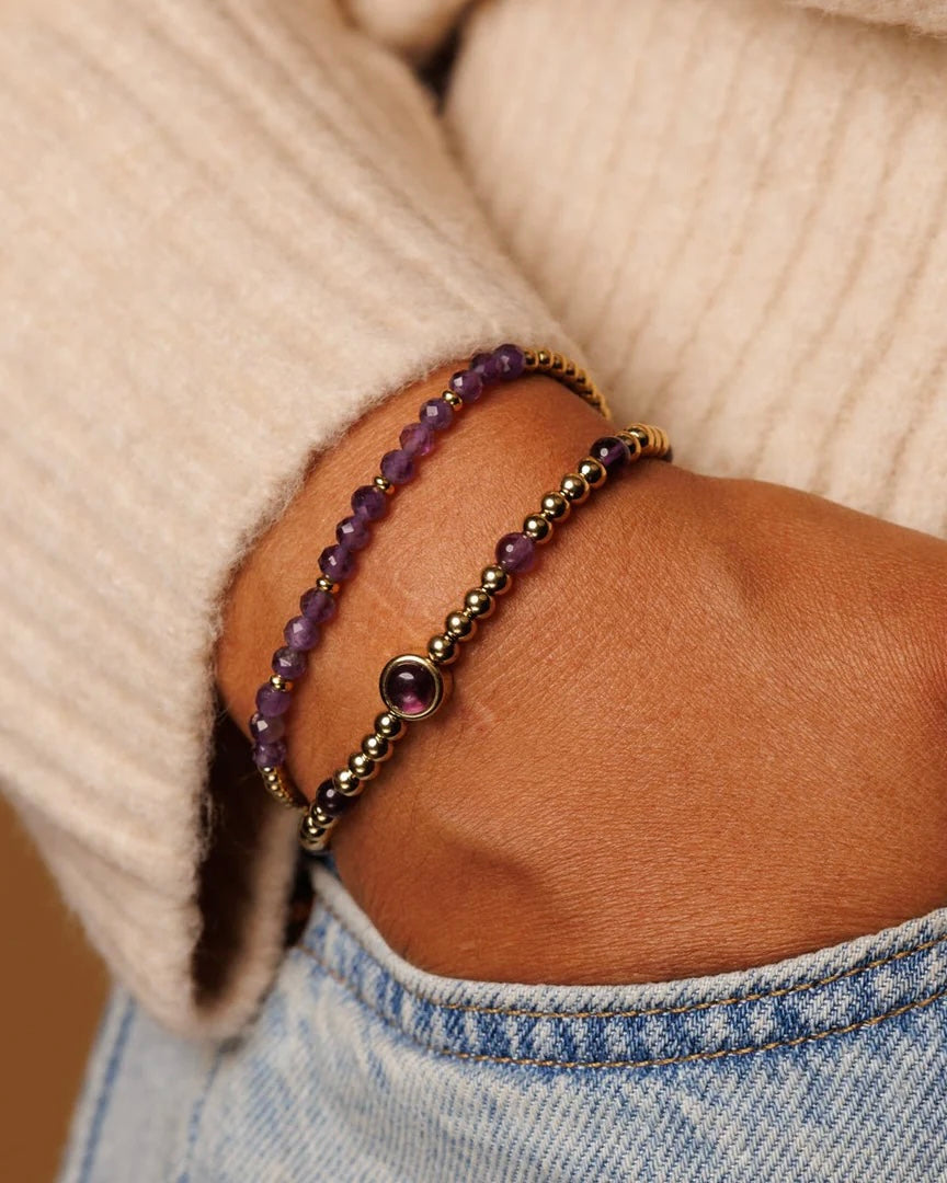 Amethist armband