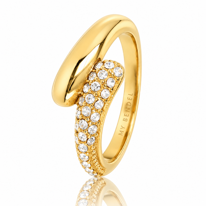 Ring met Zirkonia steentjes