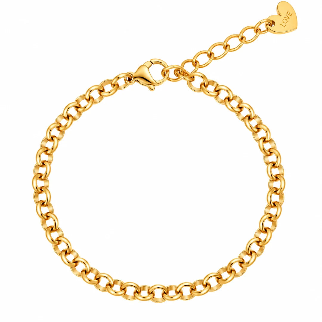 Schakelarmband ronde schakels