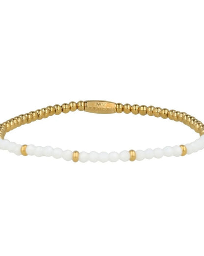 Witte Aventurijn armband