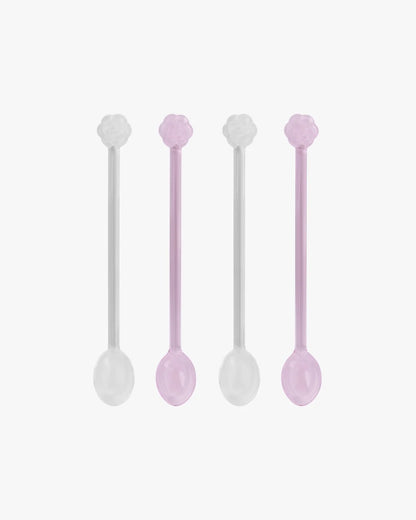 Rose spoons (set van vier)