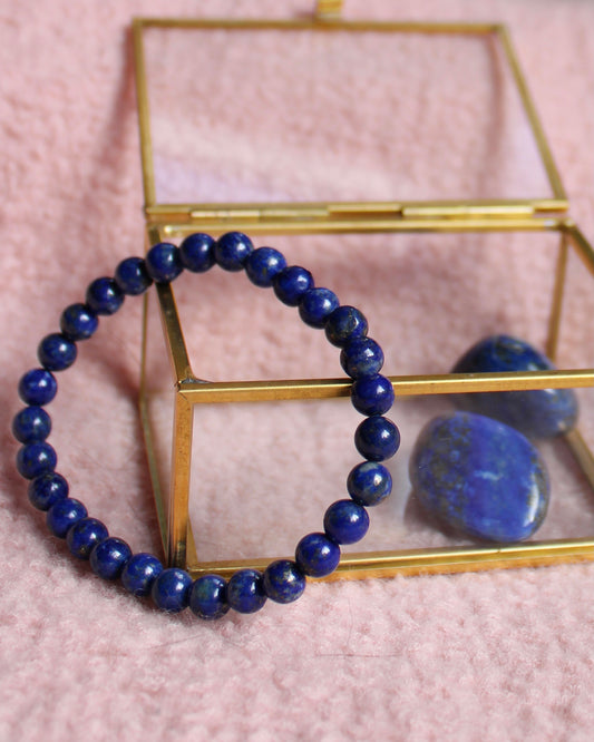 Lapis Lazuli kralenarmband 6 mm