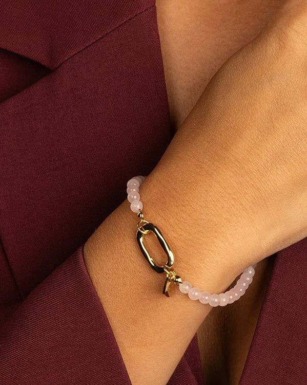 Rozekwarts armband