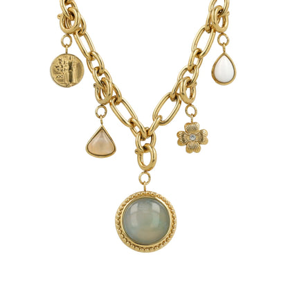 Chalcedoon grote ronde bedel