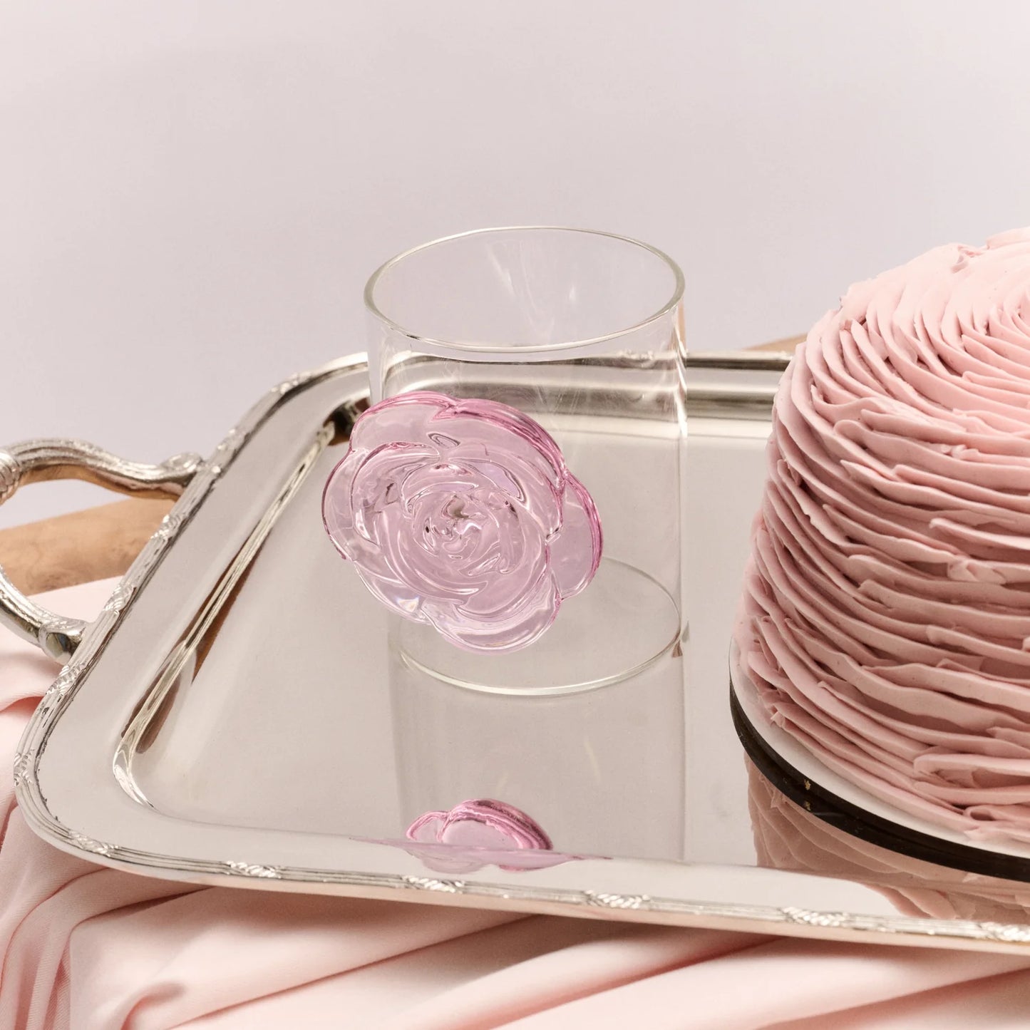 Rose tumbler roze