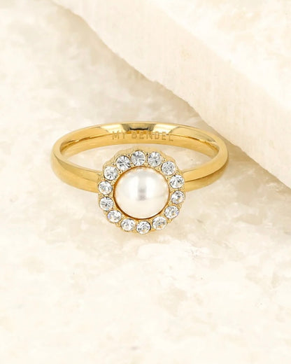 Parel ring Glamour