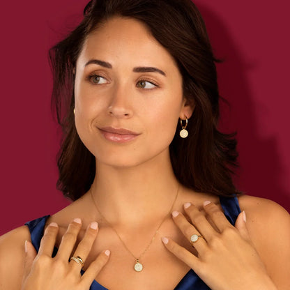 Ronde ring met Zirkonia steentjes