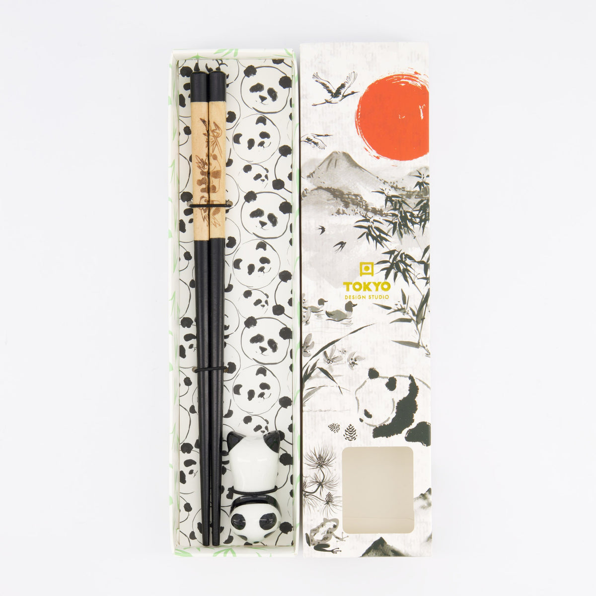 Tokyo Design Studio giftset Chopstick en houder Panda