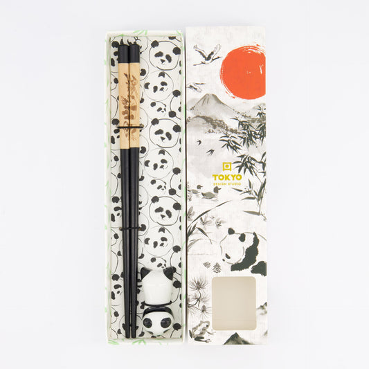 Tokyo Design Studio giftset Chopstick en houder Panda