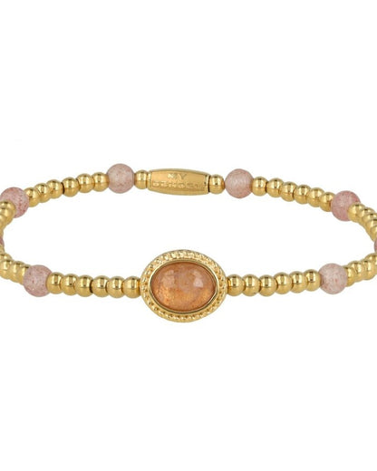 Aardbeienkwarts armband vintage