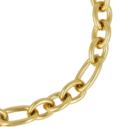 Schakelarmband ronde en ovale schakels