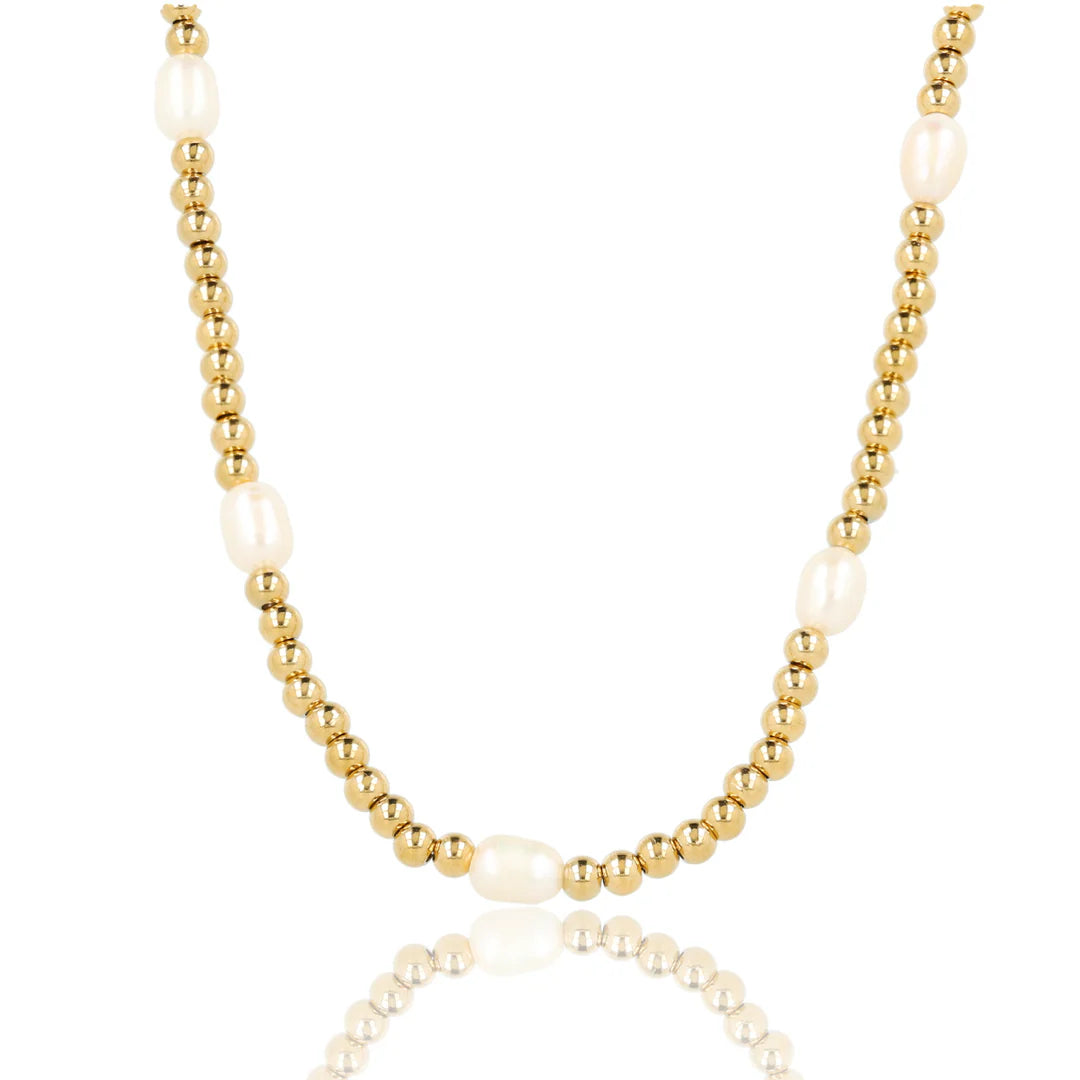 Parelketting goud