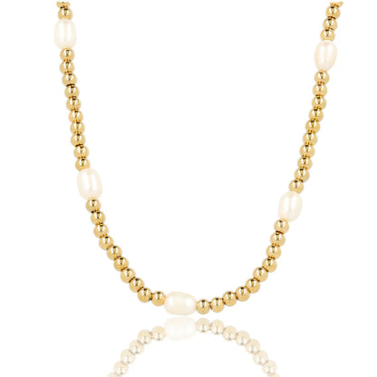 Parelketting goud