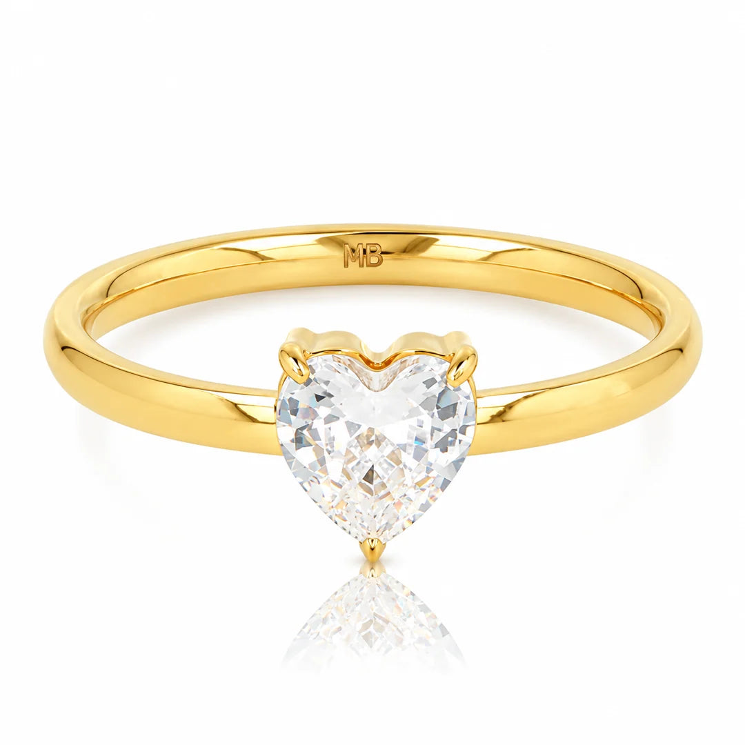 Hartjes ring van Zirkonia