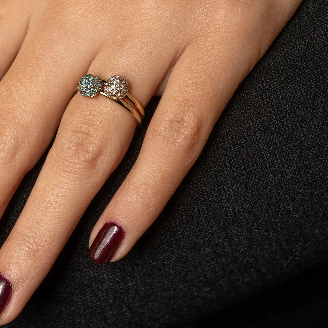 Zirkonia ring klein rond