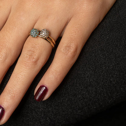 Zirkonia ring klein rond
