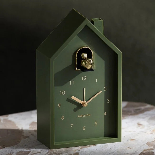 Karlsson Koekoeksklok wekker Luxury Green