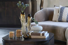 Waxinelichthouder Milyan medium Light Brown